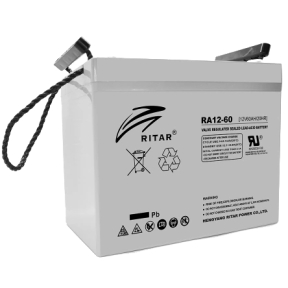 RITAR RA12-60 - Свинцово-кислотная аккумуляторная батарея 60A·г 12В купить