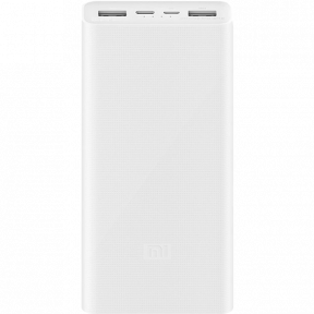 Повербанк Xiaomi Mi Power Bank 3 20000 mAh 18W PLM18ZM White (VXN4258CN) купить