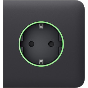 Ajax SideCover (smart) [ type F ] Graphite - Передняя панель и крышка розетки фото