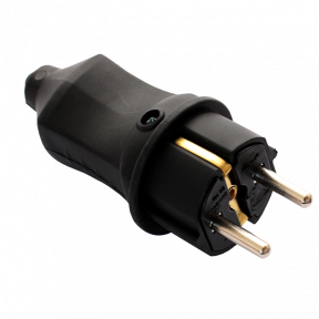 ERKA 4001 Вилка 16А с/к прямая (каучук) купить