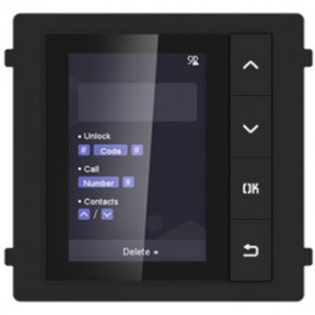 Модуль з монітором відеодомофона Hikvision DS-KD-DIS в Україні