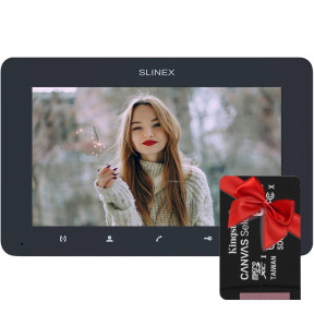 Slinex SM-07MHD (dark grey) - Відеодомофон купити