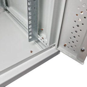 Шкаф EServer 15U 600х500х773 стекло, серый в Украине