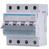 Hager MCN425 - Автоматичний вимикач 4P 6kA C-25A 4M