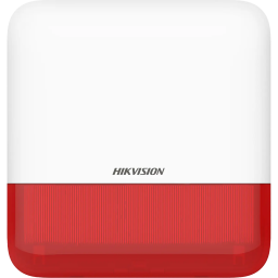 Hikvision DS-PS1-E-WE-Red - Бездротова зовнішня сирена (червона)