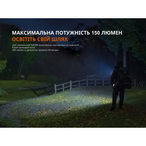 Ліхтар ручний Fenix SW05R-UV LED чорний купити