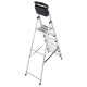 KRAUSE Secury MultiGrip 6 – Драбина алюмінієва (3.25м, 6 сходинок, MultiGrip tray, 5.6кг)