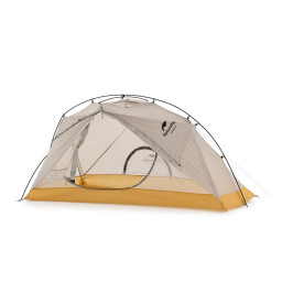 Палатка сверхлегкая одноместная Naturehike NH21ZP003, серо-желтая