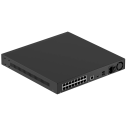 Ajax NVR H2D16PAC (16ch) black – Мережевий відеореєстратор (16 каналів, 16xPoE, 2xHDD до 16Тб, 4K HDMI, ONVIF)