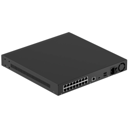 Ajax NVR H2D16PAC (16ch) black – Мережевий відеореєстратор (16 каналів, 16xPoE, 2xHDD до 16Тб, 4K HDMI, ONVIF)