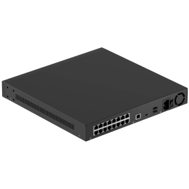 Ajax NVR H2D16PAC (16ch) black – Мережевий відеореєстратор (16 каналів, 16xPoE, 2xHDD до 16Тб, 4K HDMI, ONVIF)