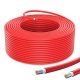 Кабель солнечный H1Z2Z2-K 1х6 красный 100м – Солнечный кабель (6 мм², 1500V DC, XLPO, UV-стойкий)