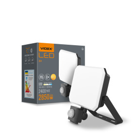 VIDEX F3 30W 5000K 220V Black (VLE-F3-0305B-S) - LED прожектор с датчиком движения - фото №2 VIDEX F3 30W 5000K 220V Black (VLE-F3-0305B-S) - LED прожектор с датчиком движения фото