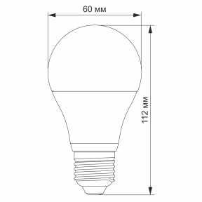 TITANUM A60 12W E27 4100K 220V - LED лампа в Украине