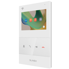 Slinex SQ-04N Cloud white + ML-17HD black - Комплект видеодомофон + панель вызова фото