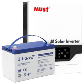 MUST PV18-3224 VPM (1 шт.) + Ultracell UCG100-12 GEL 12V 100 Ah (4 шт.) - Комплект резервного питания купить