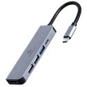 Док-станція Cablexpert A-CM-COMBO5-03 USB-C 5-в-1