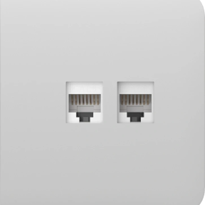 Фронтальна панель Ajax SideCover (LAN) white (для вбудованої інтернет-розетки) купити