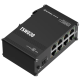 Промышленный неуправляемый коммутатор Teltonika TSW030 (8 портов RJ45 10/100 Mbps, питание 7-57V DC, IP30)