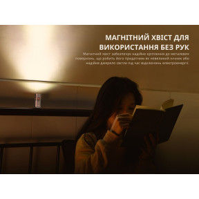 Ліхтар наключний Fenix E06R сірий зображення