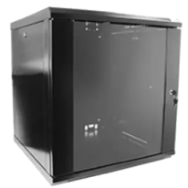 Шафа коммутаційна настінна 12U 600x450 розбірна Hypernet WMNC-12U-FLAT- BLACK