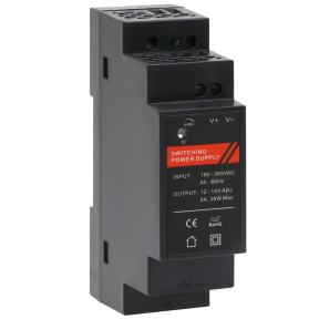 VIA Energy DR12024-01 – Блок живлення на DIN-рейку (12-14V, 2A, 28W, Регульований) купити