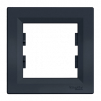 Schneider Electric EPH5800171 Asfora - Рамка 1 пост антрацит горизонтальна