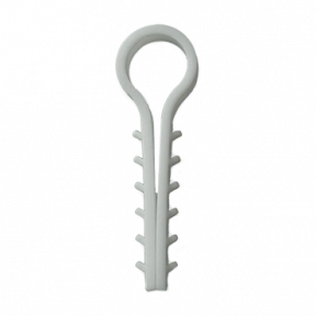 Дюбель Ziplex ялинка кругла d 12 біла (100 шт) купити