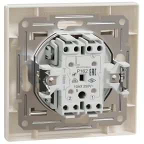 Schneider Electric Asfora EPH0300123 - Выключатель двухклавишный самозажимной фото