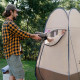Душевая палатка раскладная Naturehike NH17Z002-P, коричневая
