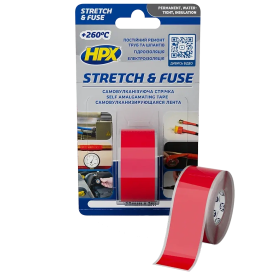 HPX SO2503 Stretch&Fuse – Силиконовая вулканизирующая лента (25мм х 3м, до 8 Бар, 8 кВ)