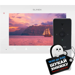 Slinex ML-20HD (Black) + SQ-07MTHD (White) - Комплект видеодомофона