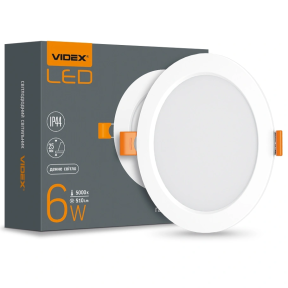 VIDEX 6W 5000K 220V - LED светильник Back круглый - фото №1 VIDEX 6W 5000K 220V - LED светильник Back круглый купить