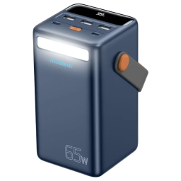 Повербанк Choetech B664 50000мА•г Deep Blue (65W PD, QC 3.0, Li-pol, з LED-ліхтарем)