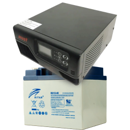 Комплект ДБЖ + АКБ MUST EP20-R600W + 12V 40Ah DG12-40