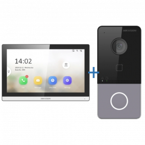 Hikvision DS-KH6350-WТE1 + DS-KV6113-WPE1(C) - Комплект відеодомофону з підтримкою Wi-Fi купити