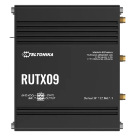 Промышленный 4G Wi-Fi маршрутизатор Teltonika RUTX09 (LTE Cat 6, GNSS, 2xSIM, GbE)