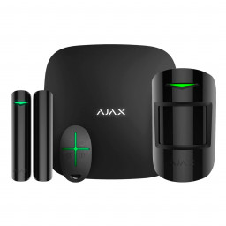 Стартовий комплект системи безпеки з підтримкою Wi-Fi та 3G Ajax StarterKit Plus Чорний