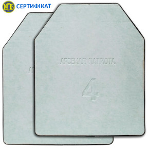 Комплект бронепластин «Ультралегкие» (4 класс) фото