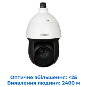 Dahua Technology DH-SD49225XA-HNR-S3 - 2MP 25x Starlight IR WizSense мережева PTZ-камера купити