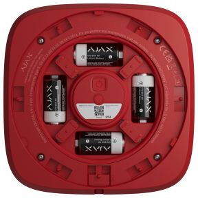 Ajax EN54 FireProtect (Sounder) Red - Сповіщувач пожежний звуковий в Україні
