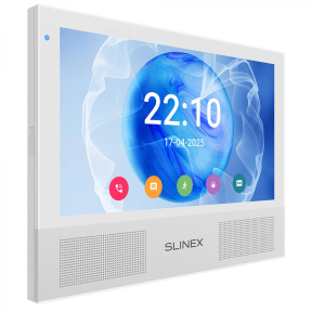 Комплект відеодомофон + панель виклику Slinex Sonik 7 AI white + ML-20HD Black зображення