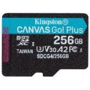 Kingston 256GB microSDXC Canvas Go Plus Gen4 200MB/s A2 U3 V30 Card + Adapter - Модуль флеш-пам'яті