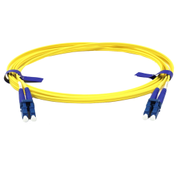 Патчкорд оптичний CMS LC/UPC-LC/UPC SM 2м Duplex Slim