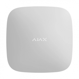 Ajax Hub 2 (4G) Белая - Централь с поддержкой Jeweller и Wings (2×SIM 2G/3G/LTE, Ethernet)