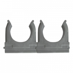 Крепление Ziplex для гофри d 32 сіре (100 шт) купити