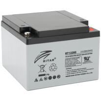 Ritar RT12260 – Свинцево-кислотна акумуляторна батарея (12V, 26Ah, AGM, VRLA)