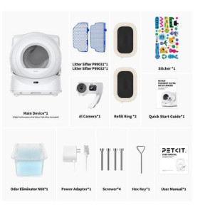PETKIT Pura Max 2 Automatic Cat Litter Box (P9902) - Автоматичний самоочисний туалет для котів - фото №2 PETKIT Pura Max 2 Automatic Cat Litter Box (P9902) - Автоматичний самоочисний туалет для котів зображення