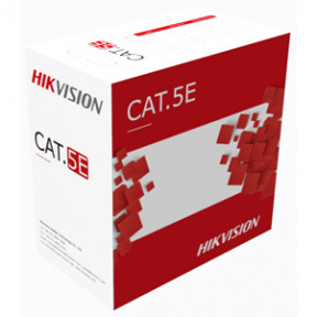 UTP кабель Hikvision DS-1LN5EO-UU/E кат.5е (UTP мідь зовнішній) бухта 305м зображення