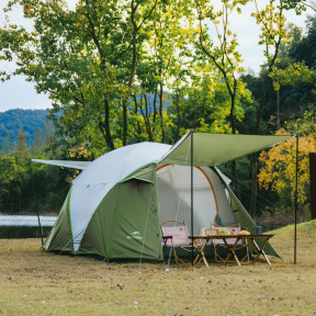 Палатка четырехместная Naturehike KOTA 4 CNK2450WS041, темно-зеленая Цена